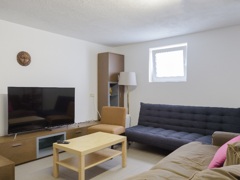 Common living room shared by roommates in Luxembourg, Cessange