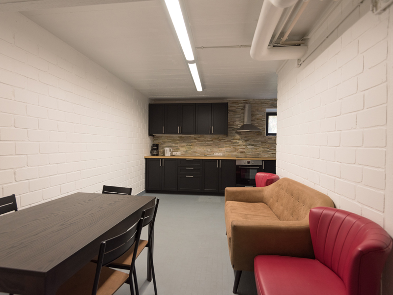 Living room interior in a colocation Luxembourg City, Belair