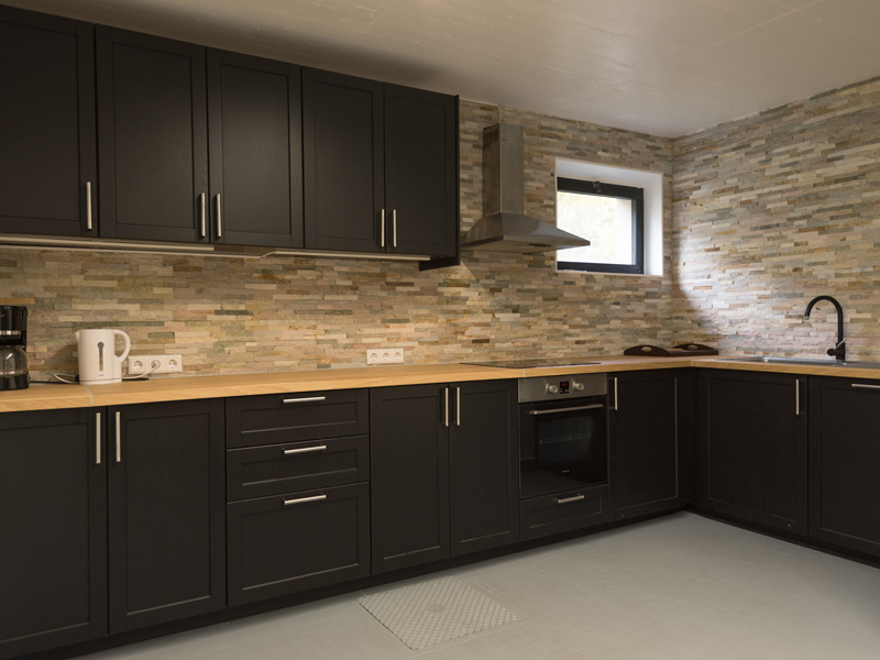 Kitchen interior in a colocation Luxembourg City, Belair