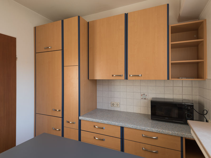 Common kitchen in a shared house in Luxembourg