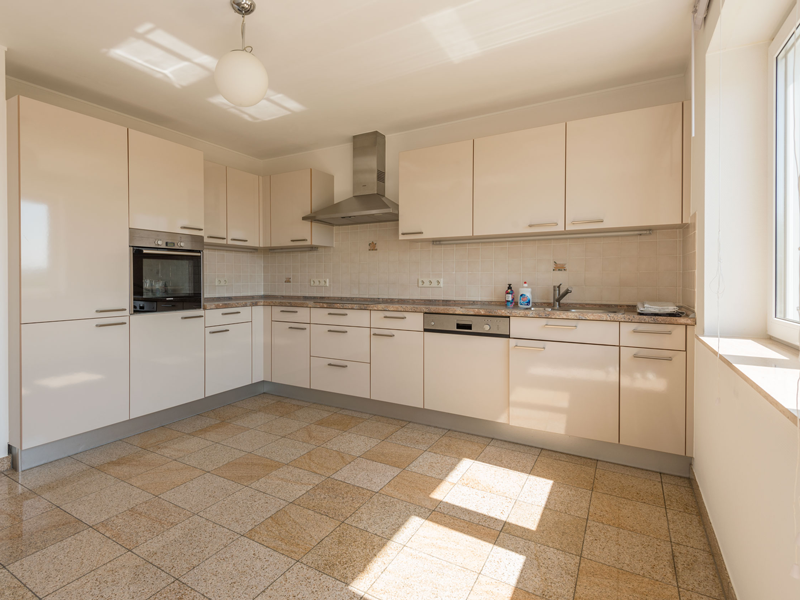 Big kitchen in a coliving in Luxembourg