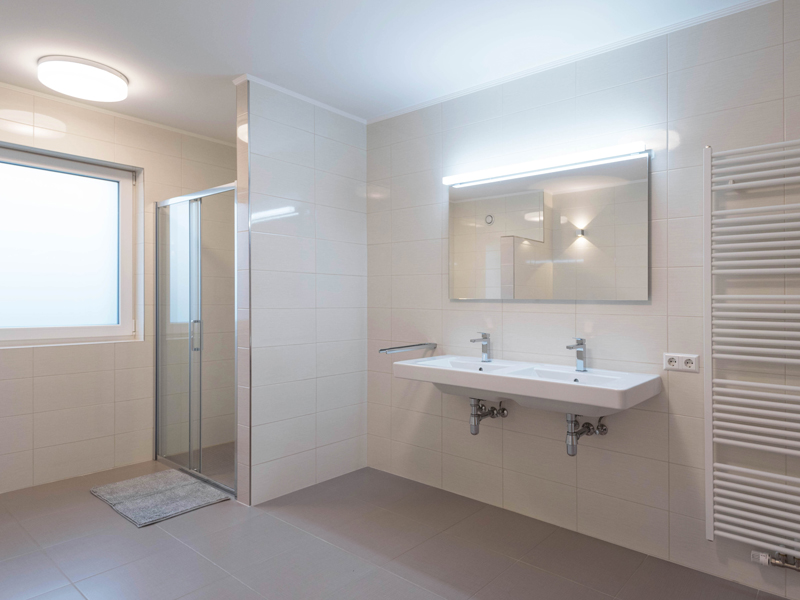 Bathroom interior in a shared house Luxembourg