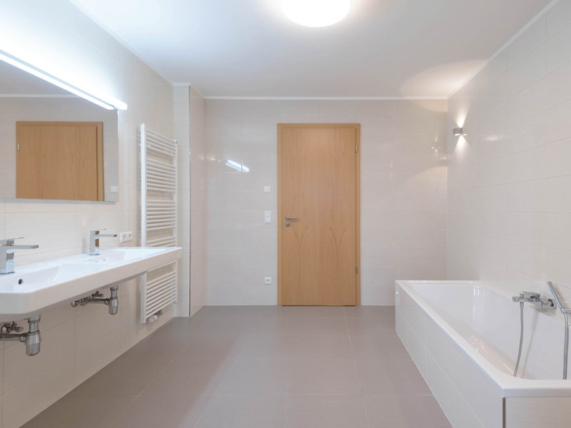Bathroom interior in a shared house Luxembourg