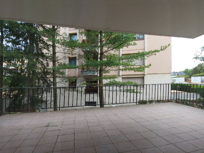 Private balcony access from the rented room in Luxembourg city